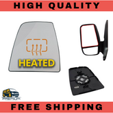 FOR FORD TRANSIT FRONT RIGHT DOOR WING MIRROR GLASS HEATED BK3117K740BA 2014+ON