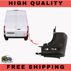 For Mercedes Sprinter 2018-2026 Rear Bumper Corner Black Plastic Right Side