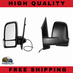 For Mercedes Sprinter Van 2018-2026 Manual Short Arm Wing Mirror Passenger Side