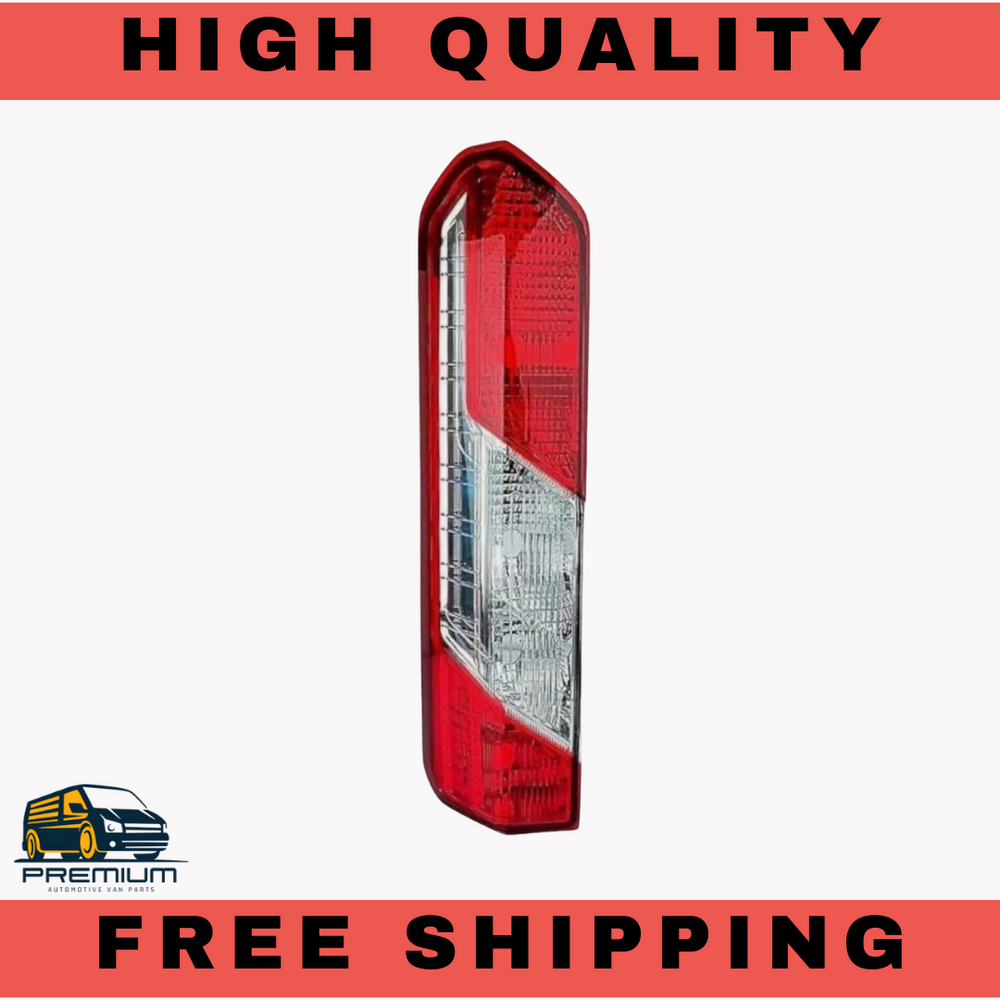 REAR TAIL LIGHT LAMP LENS LEFT & RIGHT FOR FORD TRANSIT MK8 (2014+ONWARDS)