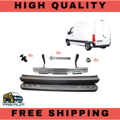 For Mercedes Sprinter Rear Back Metal Step Plus Plastic Cover 2018 2026 with sensor Holes