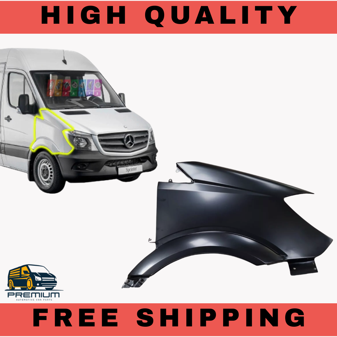 For MERCEDES SPRINTER FRONT WING PANEL DRIVER SIDE RH RIGHT O/S 2013 - 2018