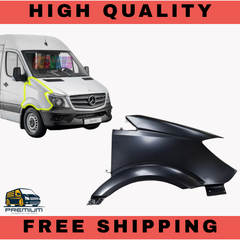 For MERCEDES SPRINTER FRONT WING PANEL DRIVER SIDE RH RIGHT O/S 2013 - 2018