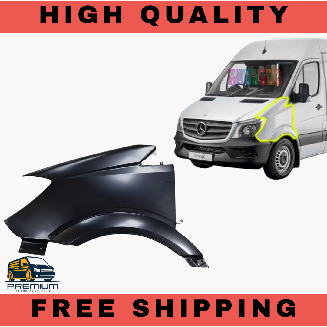MERCEDES SPRINTER 2013-2018 FRONT WING PASSENGER SIDE NEAR SIDE LEFT SIDE