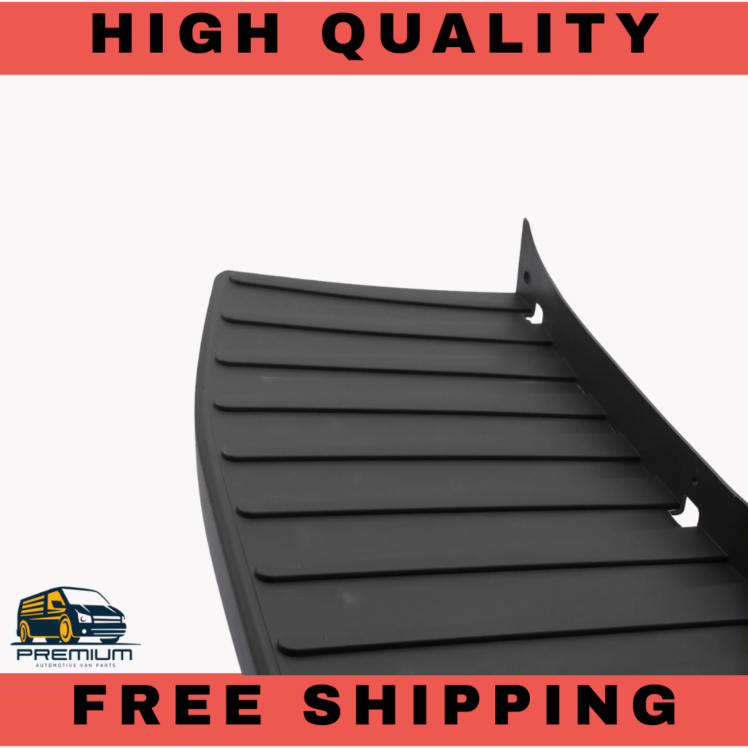 REAR BUMPER CENTRE STEP COVER & END CORNERS CAP FOR FORD TRANSIT MK8 (2014+ON)
