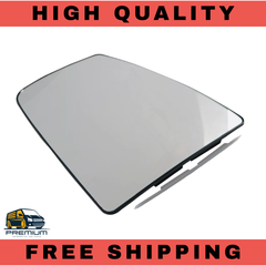 FOR FORD TRANSIT MK8 FRONT LEFT DOOR WING MIRROR GLASS (2014+ONWARDS)