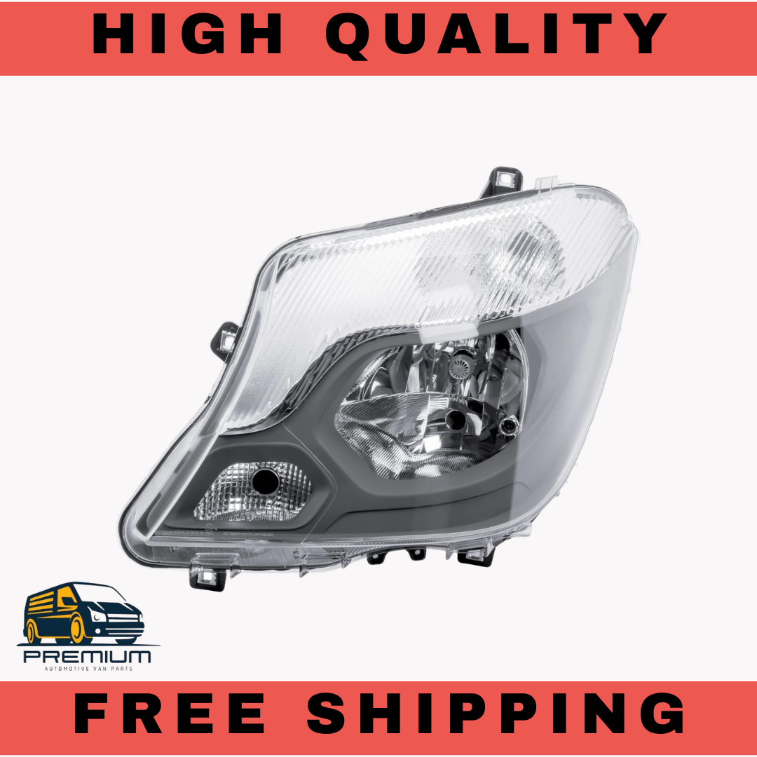 Passenger Left Side N/S Headlight Head Lamp for 14-18 Mercedes Sprinter W906