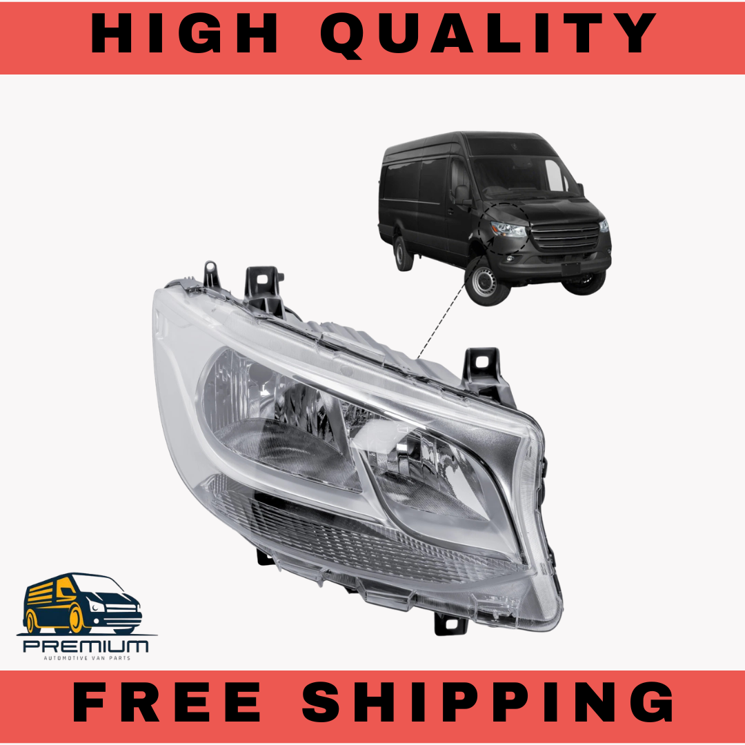 Front Headlight For Mercedes Sprinter W907 W910 Headlamp 2018-2026 Right Side